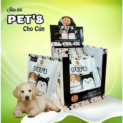Sữa bột cho chó Q8 gói 100gram - PUPPY Cún