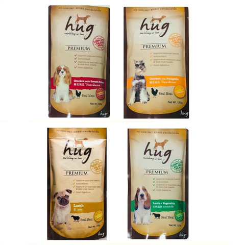 Pate cho chó Hug gói 120g - Nhiều vị