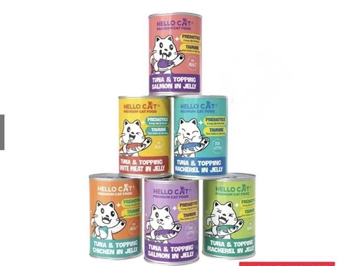Pate Hello Cat lon 400gram