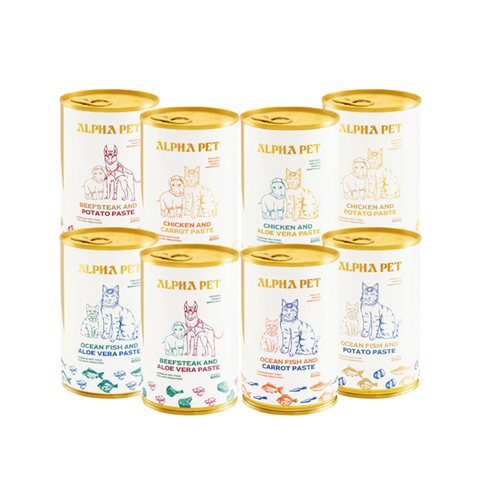 Pate Alpha Pet lon 400g cho chó mèo