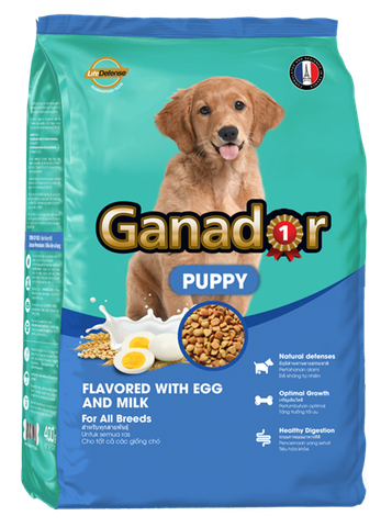 Hạt GANADOR Puppy Xá 10kg - Egg & Milk Petmall