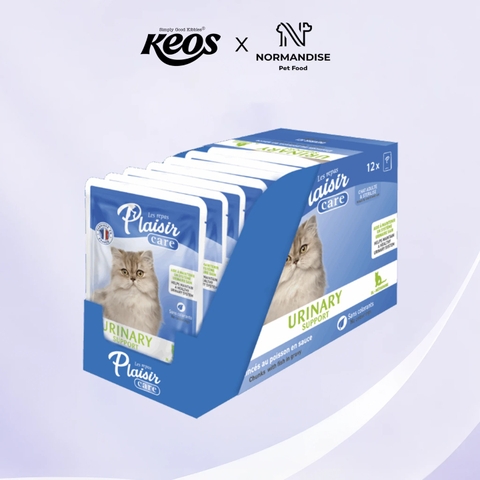 Pate sốt viên Plaisir cho mèo 85gram