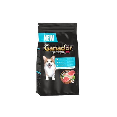 Hạt Ganador Premium Adult Small Breed with Lamb - vị Cừu 2.7kg