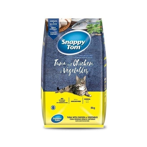 Hạt Snappy Tom cho mèo 8kg