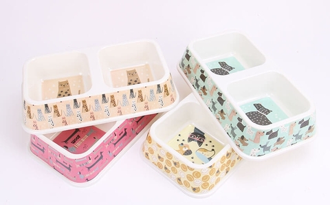 Bát đôi vuông Bobo