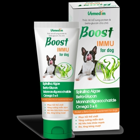 Gel dinh dưỡng Boost IMMU Vemedim cho Cún tuýp 60g