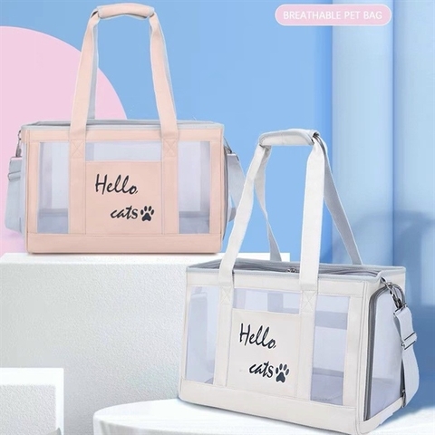 Túi xách vận chuyển thú cưng Hello Cat - 44x30x19cm