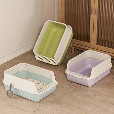 Khay vệ sinh chữ nhật thành cao 50x36x21cm