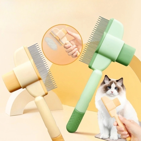 Lược lấy lông chết có nút bấm