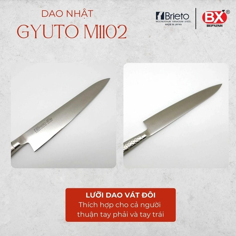 Dao Bếp Nhật M1102 GYUTO 300mm