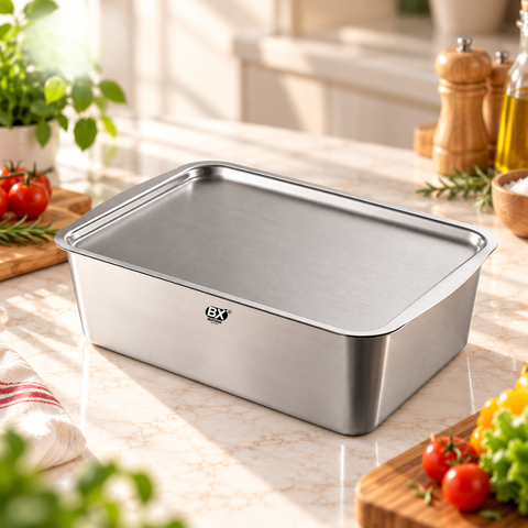 Hộp Đựng Thực Phẩm Inox 304 Bếp Xinh – Tặng Kèm Vỉ