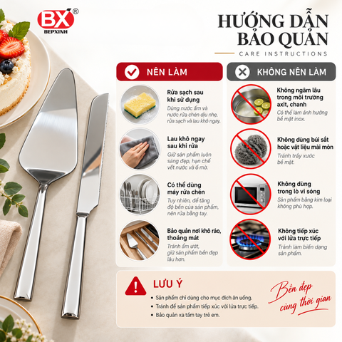 Bộ Phục Vụ Bánh Passion - 1 sản phẩm x 1 cái