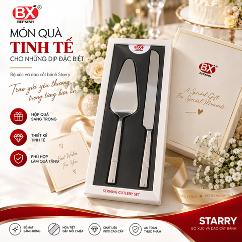 Bộ Phục Vụ Bánh Starry - 1 sản phẩm x 1 cái