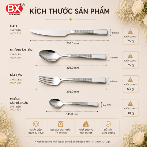 Bộ Quà Tặng Starry 16 Món - 4 sản phẩm x 4 cái