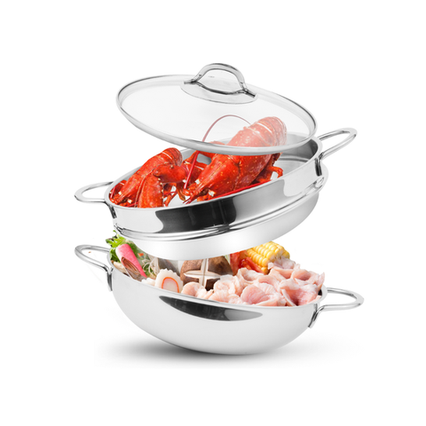 Bộ Xửng Hấp Bếp Xinh 3 Lớp - 28cm