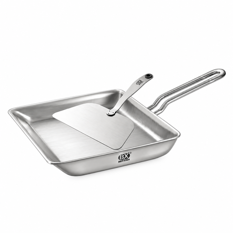 Chảo Chữ Nhật 3 Lớp Bếp Xinh 24.5x25.5x3.5cm + Xẻng