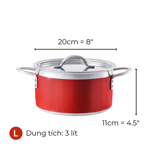 Nồi Inox 3 Lớp Starry