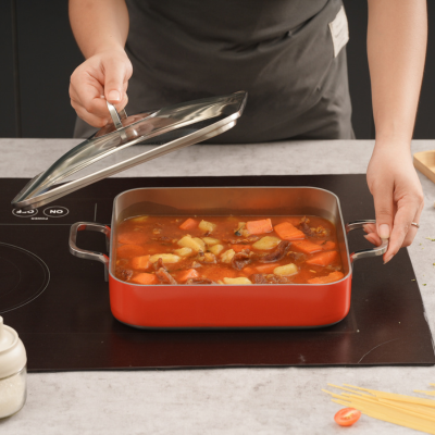 Khay Màu (Chảo Vuông) Inox 3 Lớp Starry