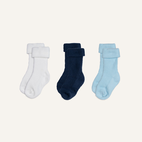 BU Baby Tất trẻ em cao cổ Kids Pack 3 BU Cotton ACT2336P3 | Phụ kiện Bubaby chính hãng