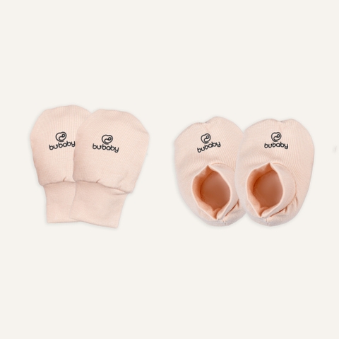(Freesize) Bộ bao chân, bao tay Siro ASR400002 | Phụ kiện BU Baby chính hãng