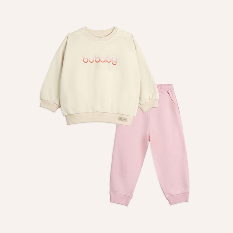 (6M-5Y) Bộ dài tay Thu đông cho bé Bubaby Signature Cotton BCT110202 | Quần áo BU Baby chính hãng