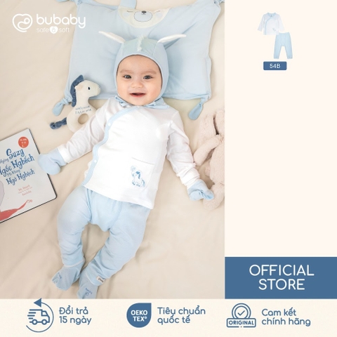 BU Baby (0M-3M) Bộ dài tay cài chéo Viscose Cotton SVC110801 | Quần áo chính hãng