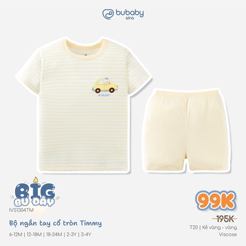 (6M-5Y-Nhiều mẫu) Bộ quần áo ngắn tay - Bé trai - Bubaby