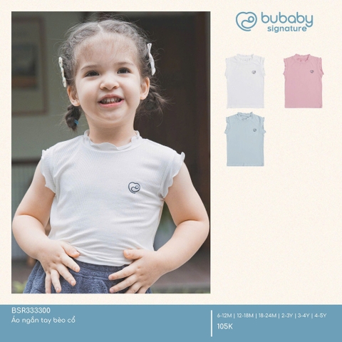 (6M-5Y) Áo ngắn tay bèo cổ cho bé BU Siro - BSR333300 | BU Baby Chính hãng
