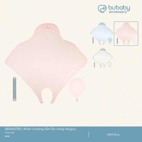 (Freesize) Khăn choàng tắm Đa năng Magicy cho bé yêu - ABS063700  | Phụ kiện BU Baby Chính hãng