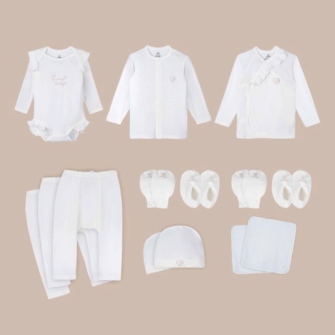 BU Baby (0M-3M) Gift Set On Air cho Bé trai bé gái Sweet Baby BU Baby GBB6014 | Chính hãng