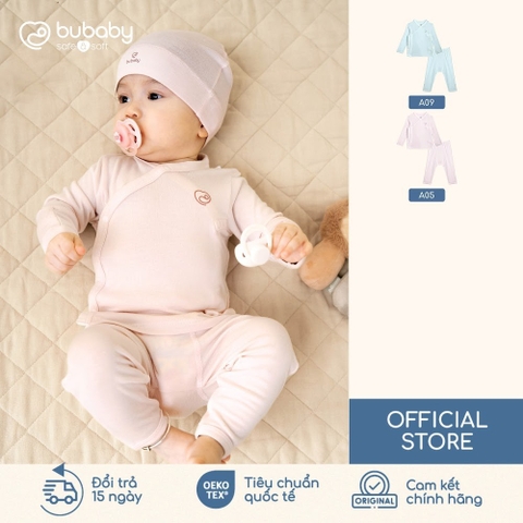 BU Baby (NB-6M) Set dài tay cài chéo BU Viscose IVS110801 | Quần áo chính hãng