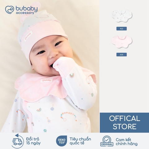 Yếm hoa Little Rainbow Bubaby Bamboo siêu thấm hút ABB0100LR
