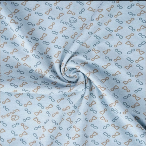 BU Baby (6M-3Y) Bộ ngắn tay cổ tròn Iconic 1 Bambus BBB1304IM | Quần áo Bubaby chính hãng