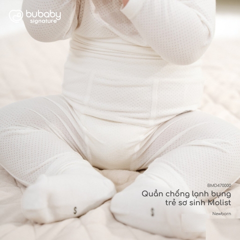 (Newborn) Quần chống lạnh bụng cho trẻ sơ sinh BU Baby  BMD470000 BSR470000 | Bubaby chính hãng