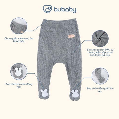 (1M-12M) Quần legging dài liền tất Thu êm Lennie BU Baby BWL4100LT | Chính hãng