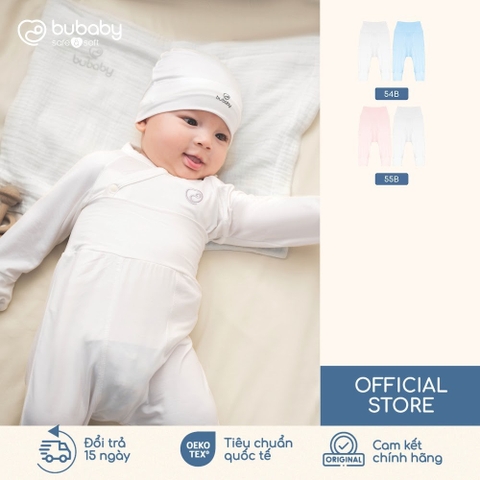 BU Baby (NB-3M) Set 2 quần dài vải tre thoáng mát bé trai bé gái SBB410000 | Hàng Chính hãng