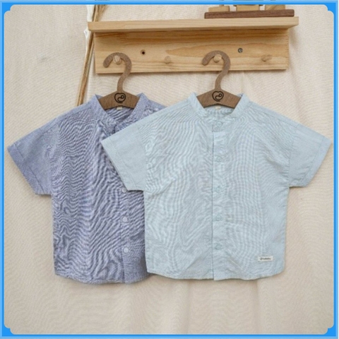 (6M-5Y)Áo ngắn tay, sơ mi, quần short đùi, short bò cho bé yêu BCT330100 BCT330200 BCT433200 BDE430002 | Quần áo BU Baby