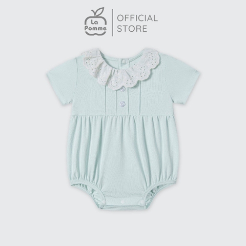 LaPom Body cộc tay La Pomme Bèo nhún cách điệu - Đồ sơ sinh cho bé - Đồ sơ sinh bé trai - Baby - Đồ sơ sinh bé gái