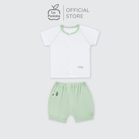 LaPom Bộ cộc tay La Pomme Ngôi nhà của Cún con - Đồ sơ sinh cho bé - Đồ sơ sinh bé trai - Baby - Đồ sơ sinh bé gái