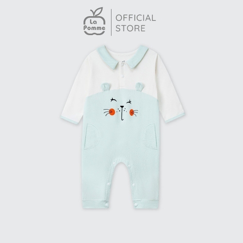 LaPom Body dài tay La Pomme cổ Peter Pan đáng yêu - Đồ sơ sinh cho bé - Đồ sơ sinh bé trai - Baby - Đồ sơ sinh bé gái