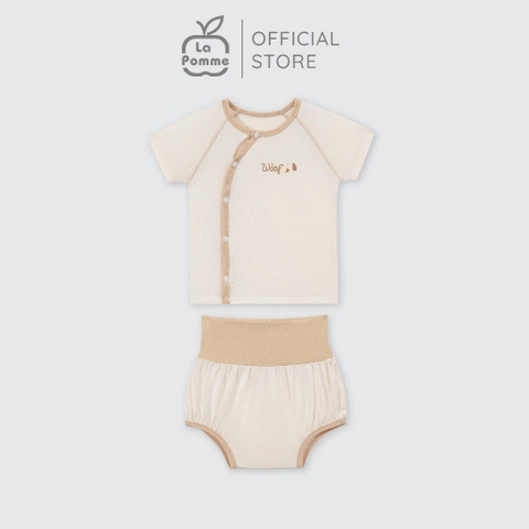 LaPom Bộ cộc tay La Pomme Cún con quần quả bí - Đồ sơ sinh cho bé - Đồ sơ sinh bé trai - Baby - Đồ sơ sinh bé gái