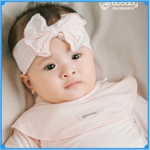 (Freesize) Yếm tròn và yếm tam giác 360 độ Bubaby Siro ASR010036 | Phụ kiện BU Baby sơ sinh chính hãng
