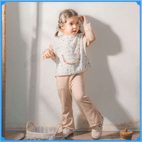 (6M-5Y) Bộ dài tay thu đông bé gái BU BCT110408 Bubaby bé trai – Bubaby bé gái – Quần áo Bubaby