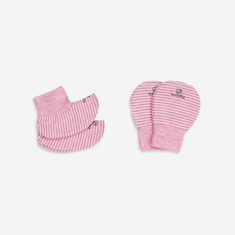 Tổng hợp các set Bao Tay Bu baby Bao Chân BU baby sợi tre mềm mướt | Phụ kiện BU baby chính hãng