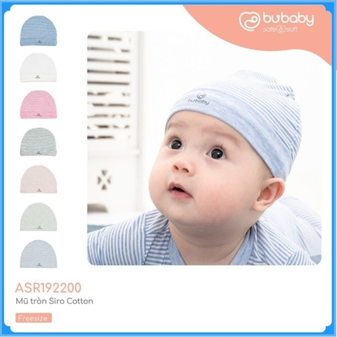 Mũ sơ sinh cho bé - Mũ tròn ASR19S300 ABB192200 ASR192200 ABB1922NS - Bu baby sơ sinh - Mũ sơ sinh BuBaby