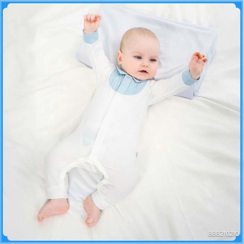 (0-12M) Body dài tay cài giữa Bubaby Bambus Gami - BBB210207 BBB210210 | Quần áo BU Baby chính hãng