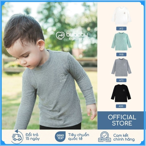 (6M-5Y Áo dài tay cao cổ mùa Thu êm Bubaby Lennie BWL310900 | Áo chính hãng
