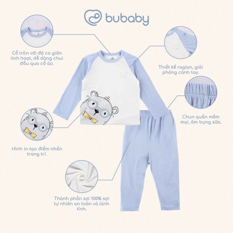 BU Baby (6M-5Y) Bộ dài tay raglan cổ tròn Siro - BSR110403 | Quần áo chính hãng