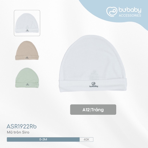 (0-3M) Mũ tròn Siro ASR1922Rb cho bé sơ sinh - Phụ kiện Bu chính hãng