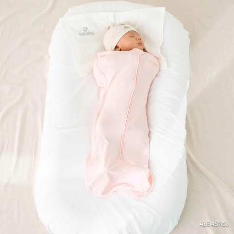 (0M-9M) Túi ngủ cho bé ABB451100 ABB451103 - chất sợi tre khoá kéo 2 chiều BUbaby - Túi ngủ BUbaby chính hãng